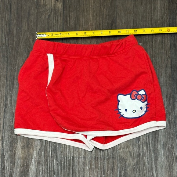 Hello Kitty Red Skort Girls Size L (10-12) | Cartoon Print - Picture 4 of 5